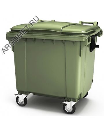  Пластиковый мусорный контейнер "Стандарт 1100/Р" 