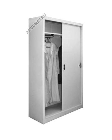  Металлический шкаф для одежды ШМО 24/2 К, 2000x1200x400 
